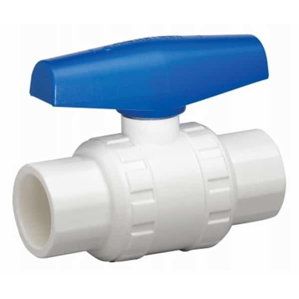 Homewerks VBVP40E7B Solvent Ball Valve; White - 1.5 in.