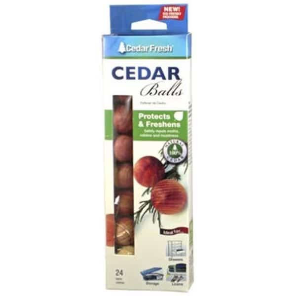 Household Essentials 17824 0.87 in. Cedar Moth Balls; 24 Count