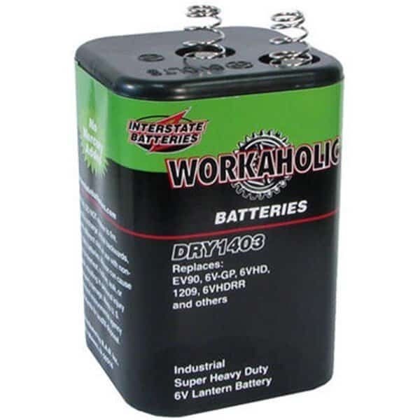 Interstate All Battery DRY1403 Heavy Duty Lantern Battery - 6V