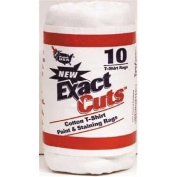 Intex Supply W-10001 10 Count Exact Cut T-Shirt Paint And Staining Rags - 14 x 16 in.