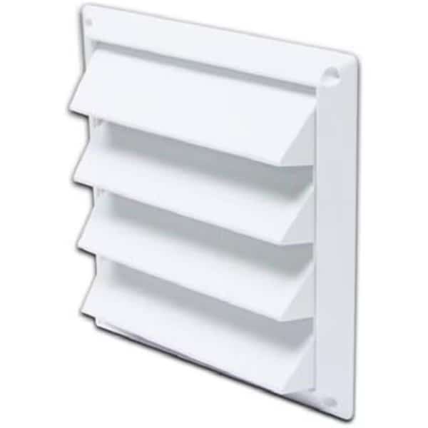 604W 4 in. White Air Intake Vent