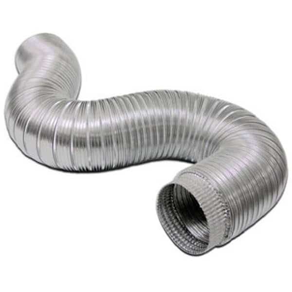 Lambro 294 4 in. x 8 ft. Aluminum Flexible Duct Pipe