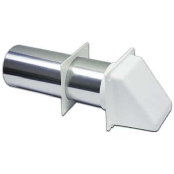 Lambro 224WS 4 in. White Dryer Vent Hood