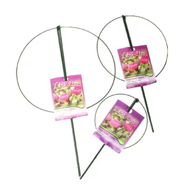 987 30 x 18 in. Single Flower Support, Green