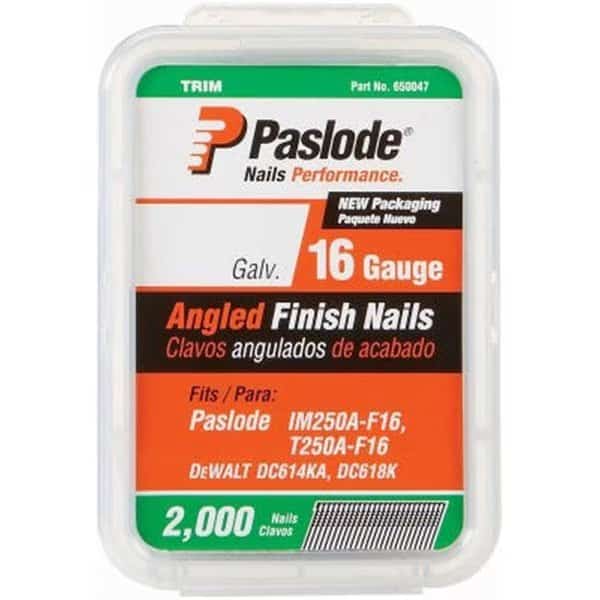 Paslode 650231 1.5 in. Angle Finish Nail; 16 Gauge