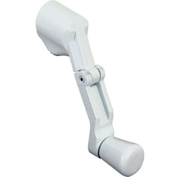 173544 Universal; White Casement Folding Crank Handle