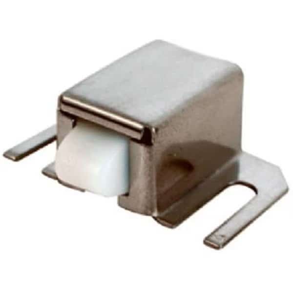 1932 Adjustable Hinged Shower Door Latch; Stainless Steel