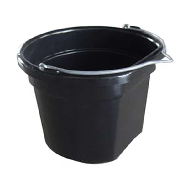 MR8QP-FSB-BLK 8 Quart Black Flat Bucket, Fancy Feline, Mfr#: FA962254