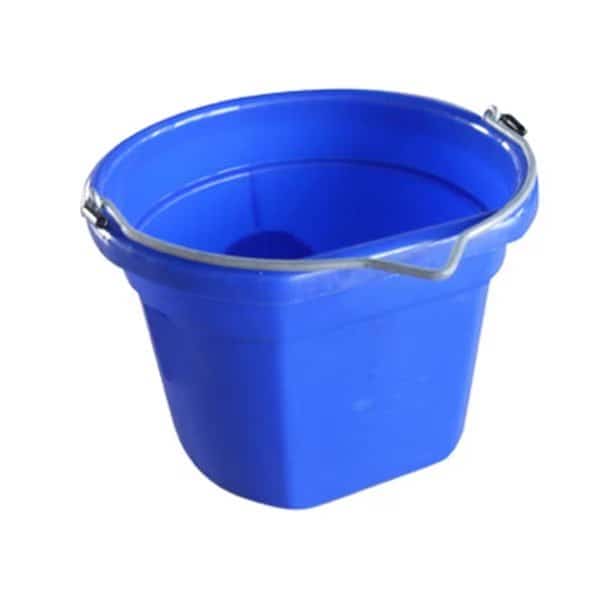 Master Rancher MR8QP-FSB-BLUE 8 Quart Blue Flat Bucket