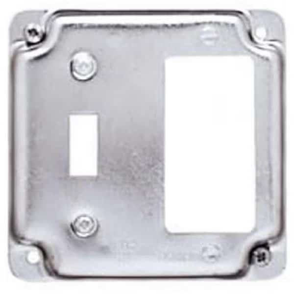 Electrical Box Cover, Square, Single Toggle & GFCI Cover