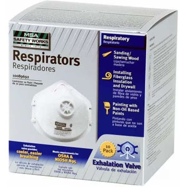 Safety Works 10102483 N95 Respirator - 10 Pack, Safety Works, Mfr#: 117856