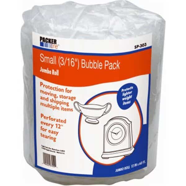 SP-303 12 in. x 60 ft. Packer One Bubble Pack