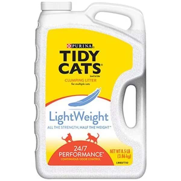 Tidy Cats 15366 24 by 7 Lightweight Performance Cat Litter; 8.5 lbs. Jug