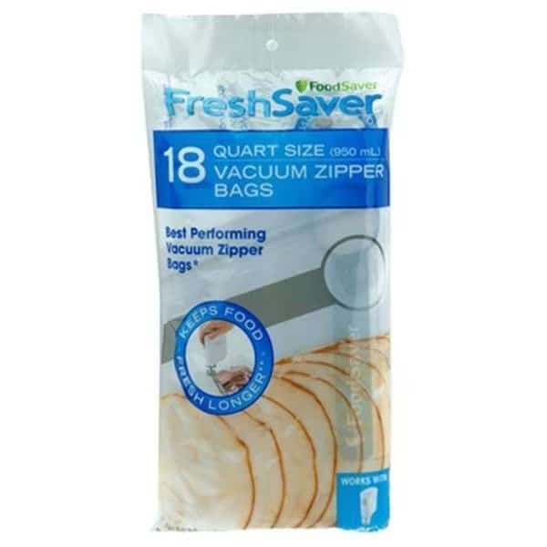 FoodSaver FSFRBZ0216-P00 Quart Bag FoodSaver - 18 Count