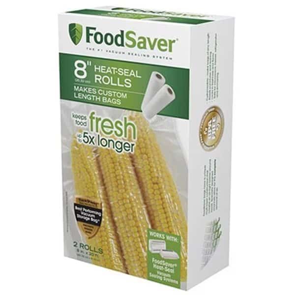 FoodSaver FSFSBF0526-P00 8 in. x 20 ft. FoodSaver Roll - 2 Pack
