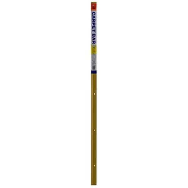 Thermwell H113FB-6 1 x 72 in. Satin Gold Carpet Bar