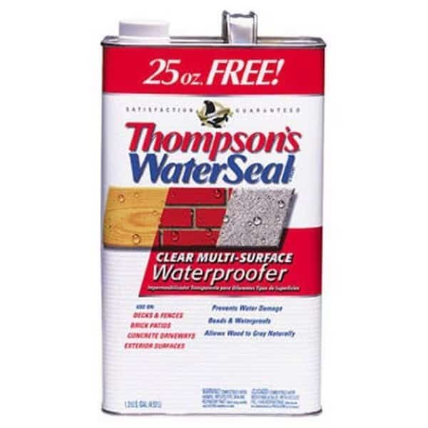 Thompsons Waterseal 24111 1.2 Gallon Multi Surface Water Seal; Clear