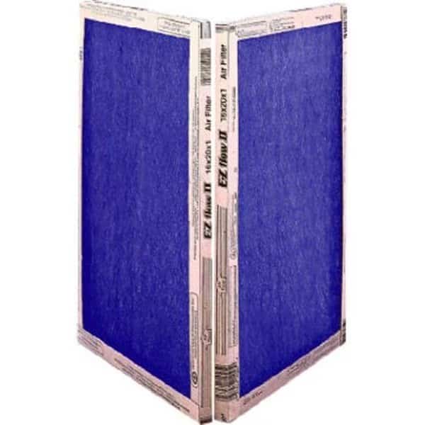 Flanders 10055.011425 14 x 25 x 1 in. EZ Flow II Spun Fiberglass Disposable Furnace Filter - Pack Of 12