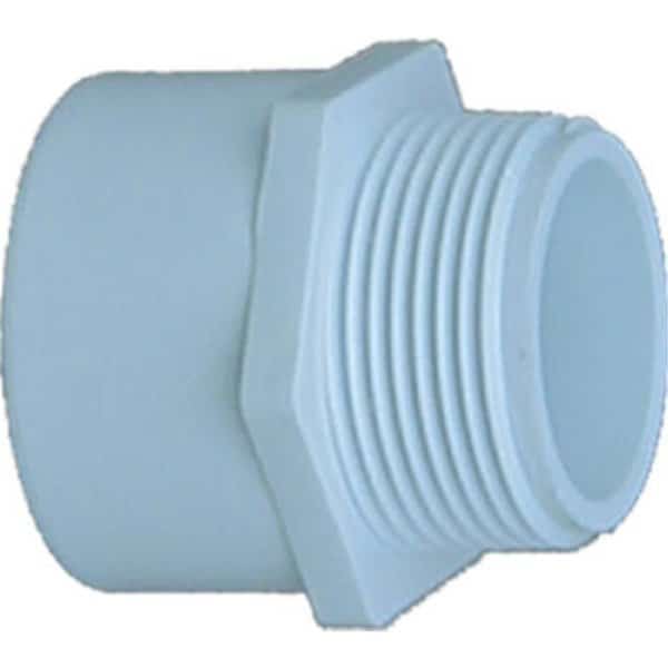 30415 1.5 in. Male Adapter White, 10PK