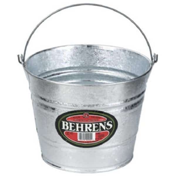 Behrens 1205 5 Quart Galvanized Standard Pail