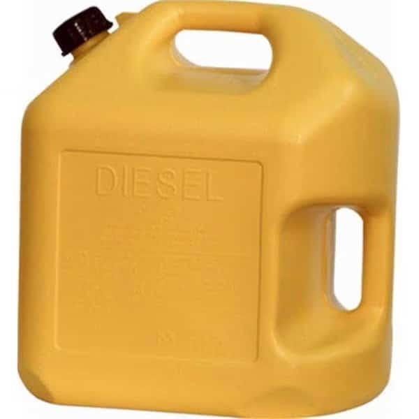 Midwest Can 8500 5 Gallon Self Venting Diesel Can - Yellow; Pack Of 4