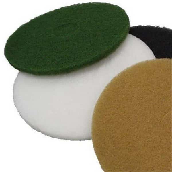 Virginia Abrasives 416-50204 20 x 1 in. Thick Nylon Floor Maintenance Pad - Black; Pack of 5
