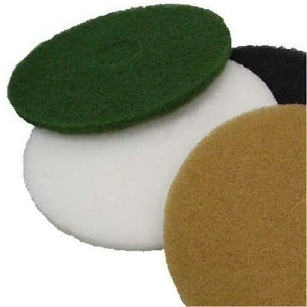 416-50135 13 x 1 in. Thick Nylon Floor Maintenance Pad - Green, 5PK