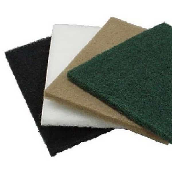 Virginia Abrasives 416-54187 12.75 x 5.88 in. Thick Pad - White; Pack of 5