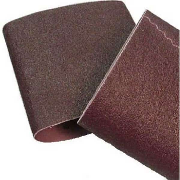 8 X 3 In. 80 Grit Cloth Floor Sanding Belt, 10Pk
