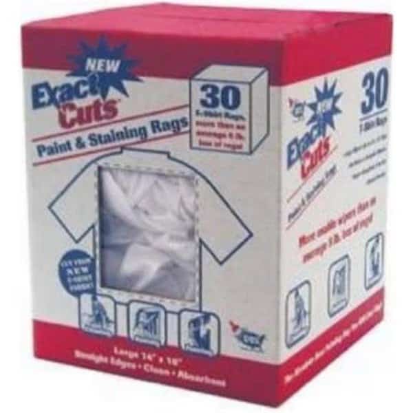 Intex Supply W-30005 14 x 16 in. T-Shirt Rags; 30 Count