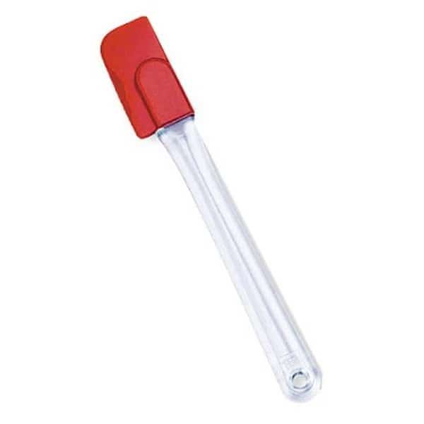 Bradshaw 24878 Silicone Bottle Spatula  Clear Handle Pack of 6