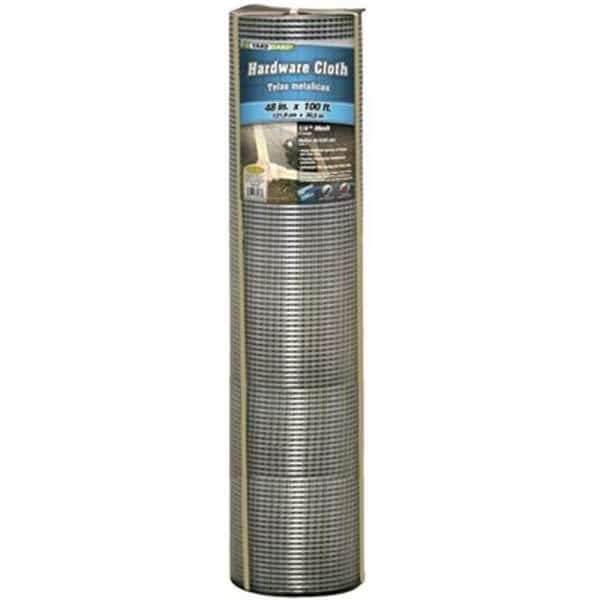Midwest Air 308242B 48 in. x 100 ft. 0.25 in. Mesh Galvanized Hardware Cloth