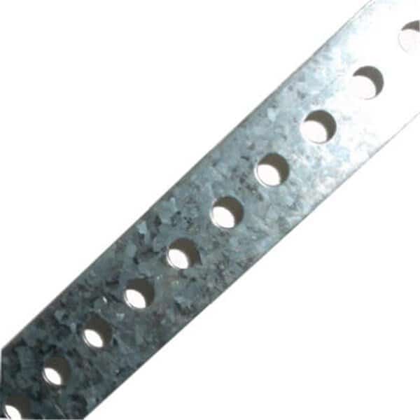 11142 2.38 x 36 in. 18GA Plated Slotted Steel Strapping