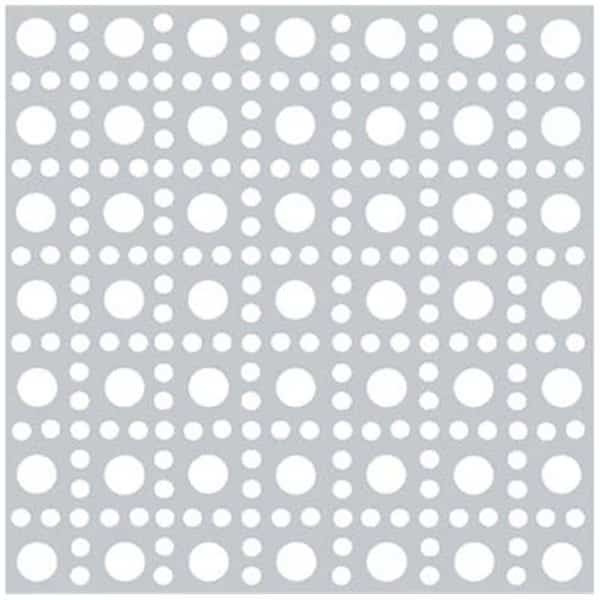 11255 24 x 24 in. Aluminum Polished Tread Plate