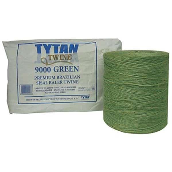 Tytan International SBT72GRTY Premium Brazilian Sisal Baler Twine - 7.200 ft.; Green