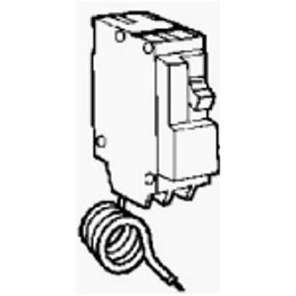Circuit Breaker, THQL Series, 15A, 1 Pole, 120/240V AC, 10kA at 120/240V AC