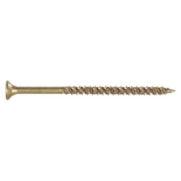 Deck Screw, #2 x 8 in, Stainless Steel, Torx Drive