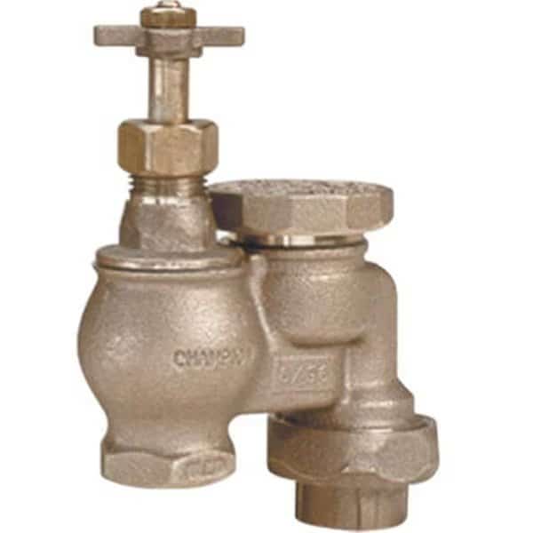 466-100Y 1 in. Brass Manual Control Anti-Siphon Valve