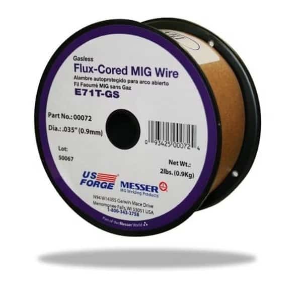 US Forge 72 Welding Flux-Cored MIG Wire - 0.035; 2 lbs.