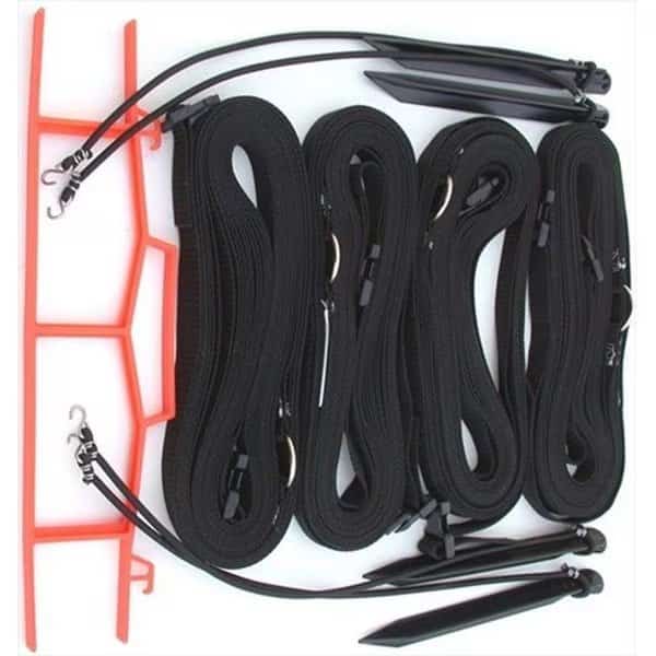 Home Court 17ABKS Black 1-inch Adjustable Web Courtlines
