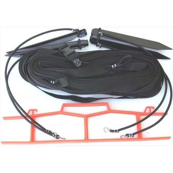 Home Court W25BKS Black 1-inch Non-adjustable Web Courtlines