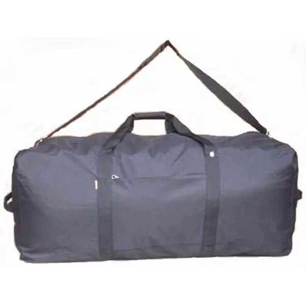 K-Cliffs 600D Polyester Square Cargo Duffel Bag - 42 x 20 x 20 in. Black