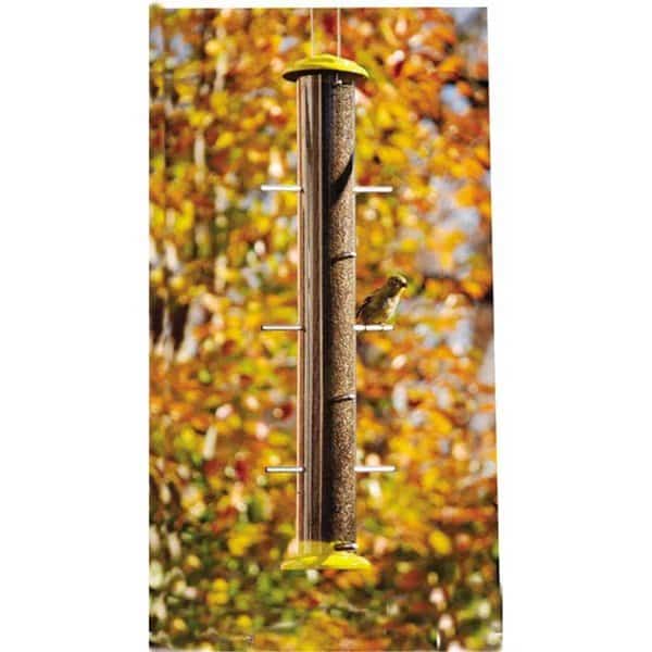 WLTUBE22 22 in. Yellow Finch Feeder - metal