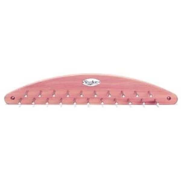 Woodlore 82721 Cedar Tie Rack Holds 21 Ties