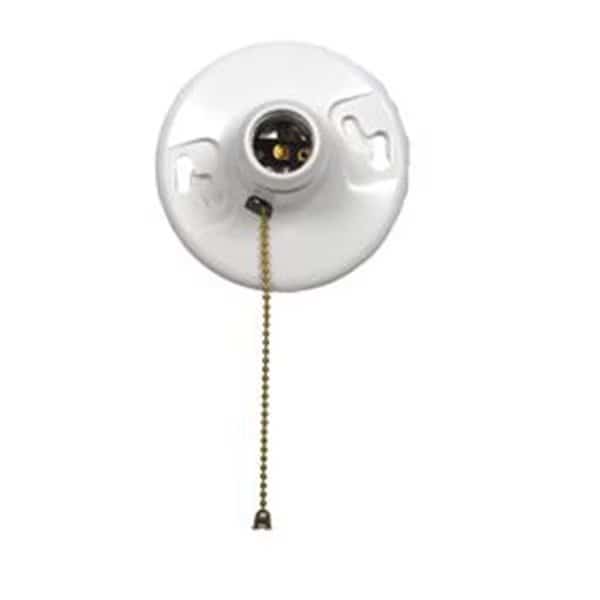Porcelain Receptacle Ceiling Lamp Holders Bakelite Receptacle With Pull-Up Chain