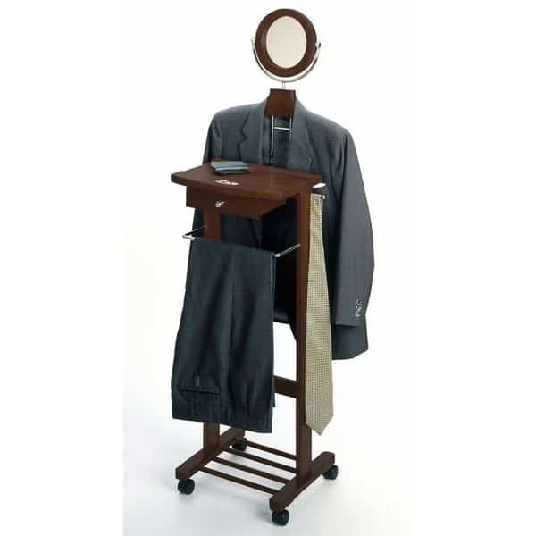 Winsome 94155 Antique Walnut Beechwood VALET STAND