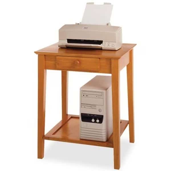 Honey Beechwood PRINTER STAND