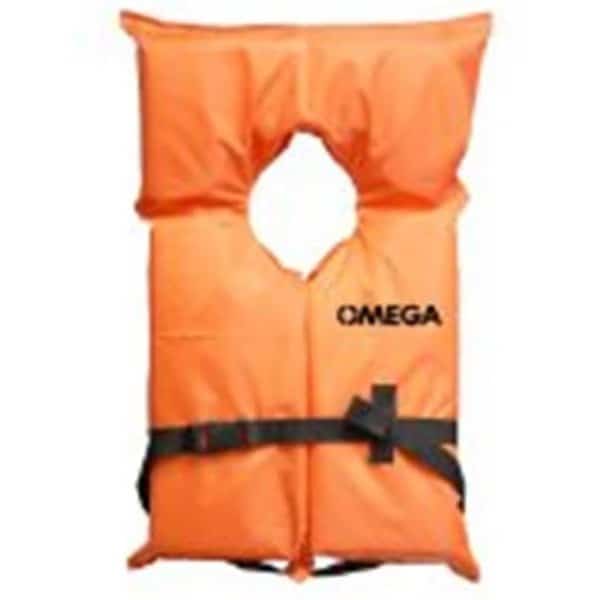 Life Vest - Orange, Universal Adult