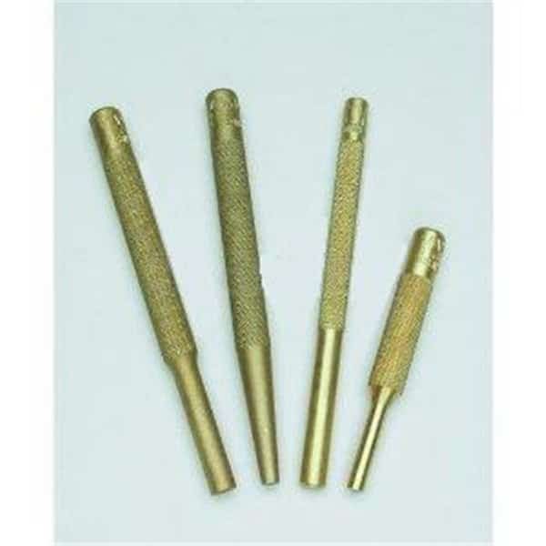Mayhew MAY62277 Punch Set 4Pc Brass 3-8-1-2-3-4 Inch