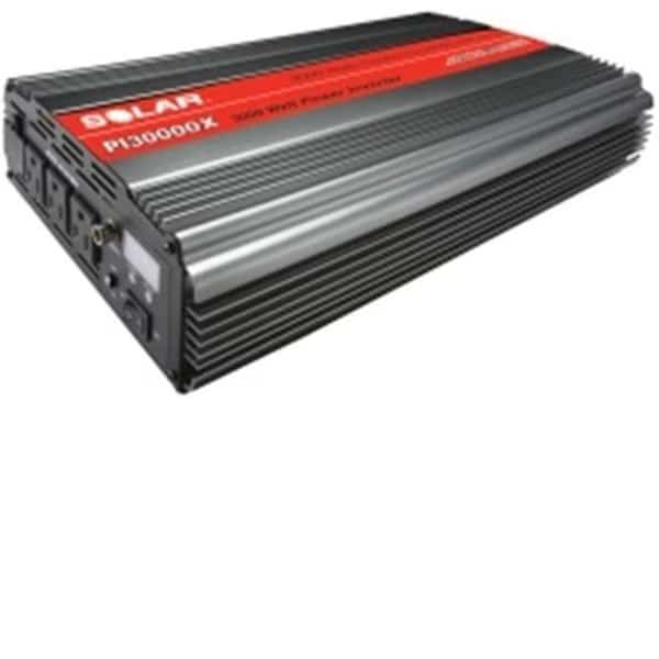 Power Inverter, Modified Sine Wave, 6,000 W Peak, 3,000 W Continuous, 3 Outlets